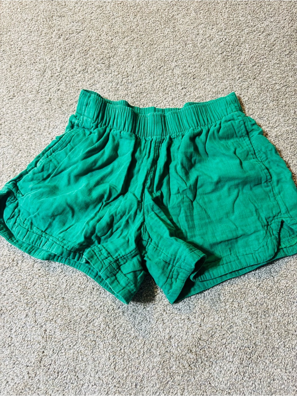 Old Navy Teal Green Elastic Waist Casual Shorts